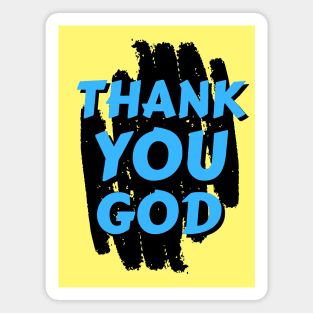 Thank You God | Christian Magnet